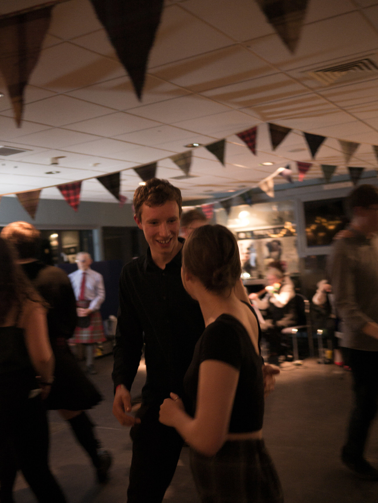 Couple Ceilidh Dancing