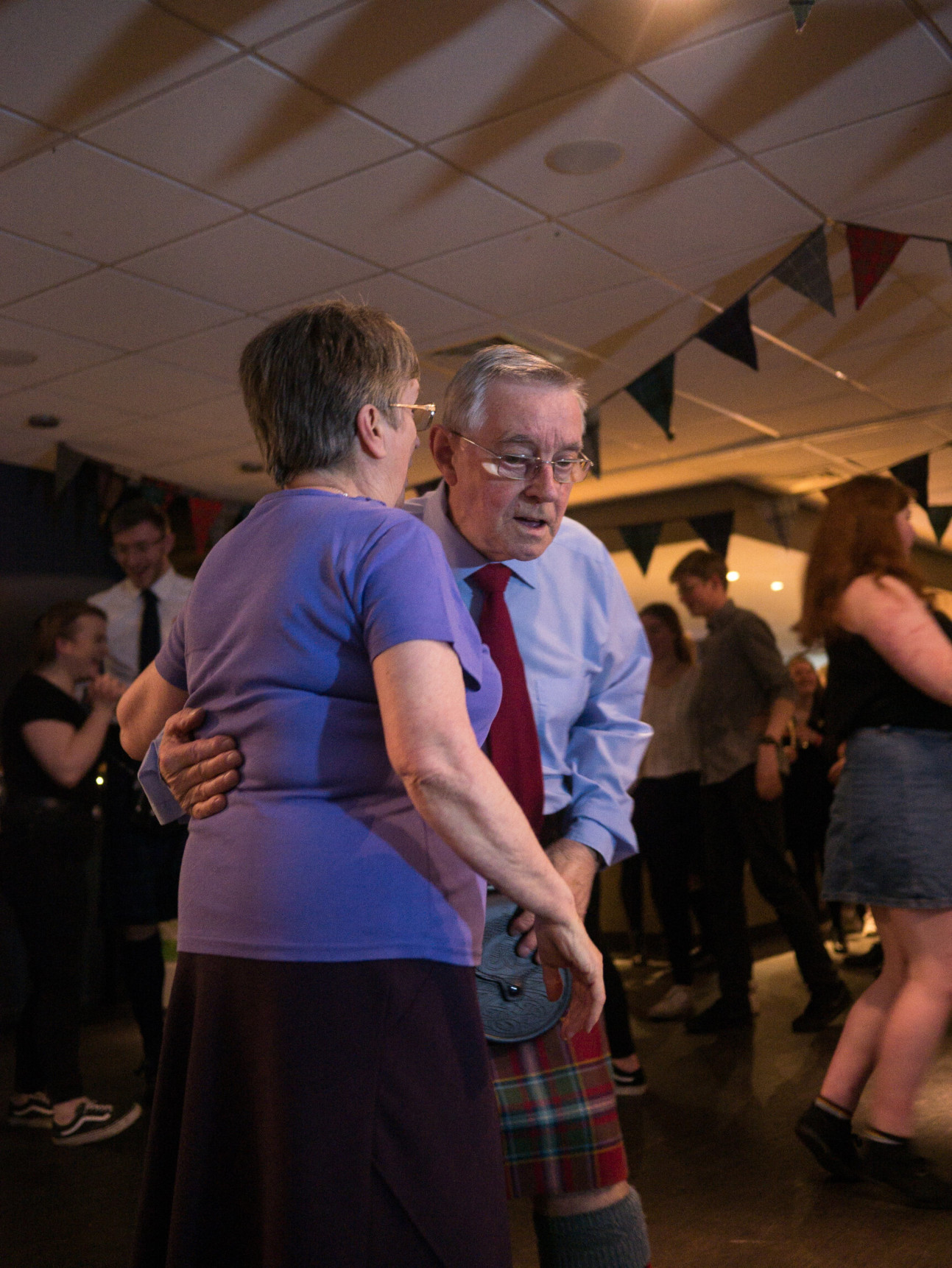 Couple Ceilidh Dancing