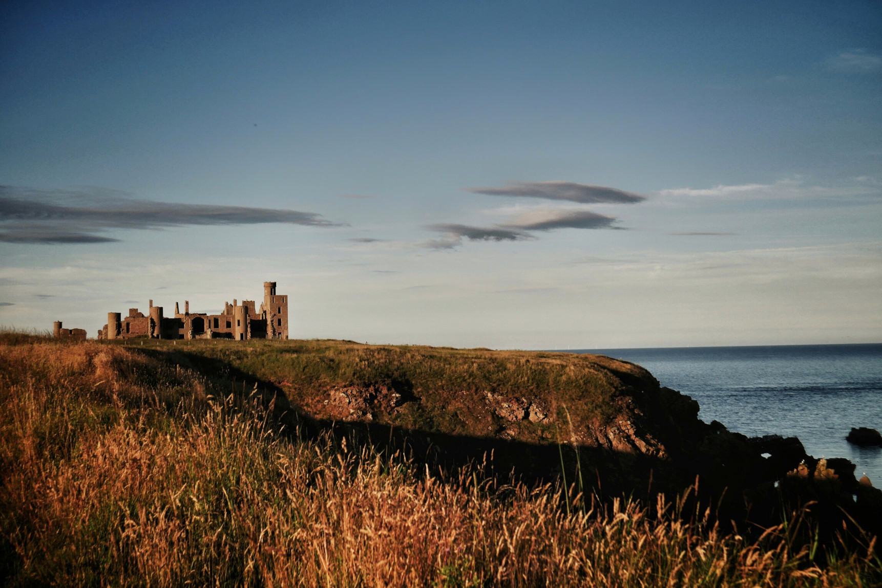 Slains Castle Sunset Cliffs