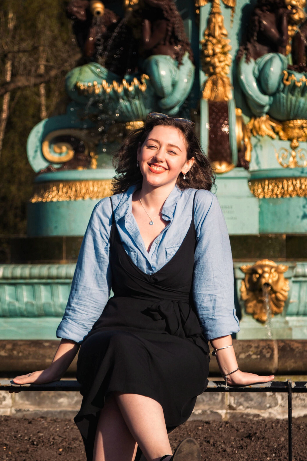 Edinburgh Ross Fountain Femaile Portrait