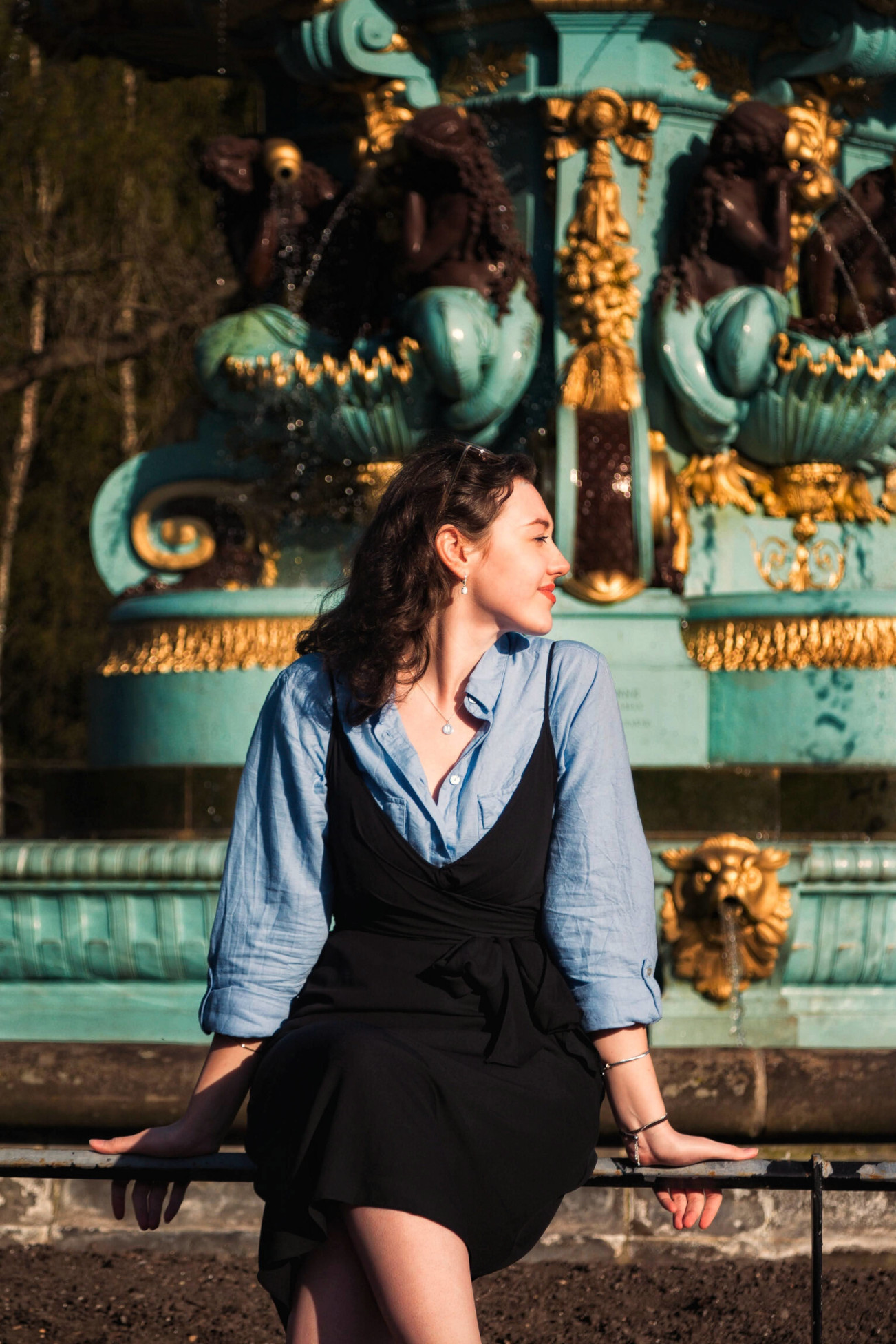 Edinburgh Ross Fountain Femaile Portrait