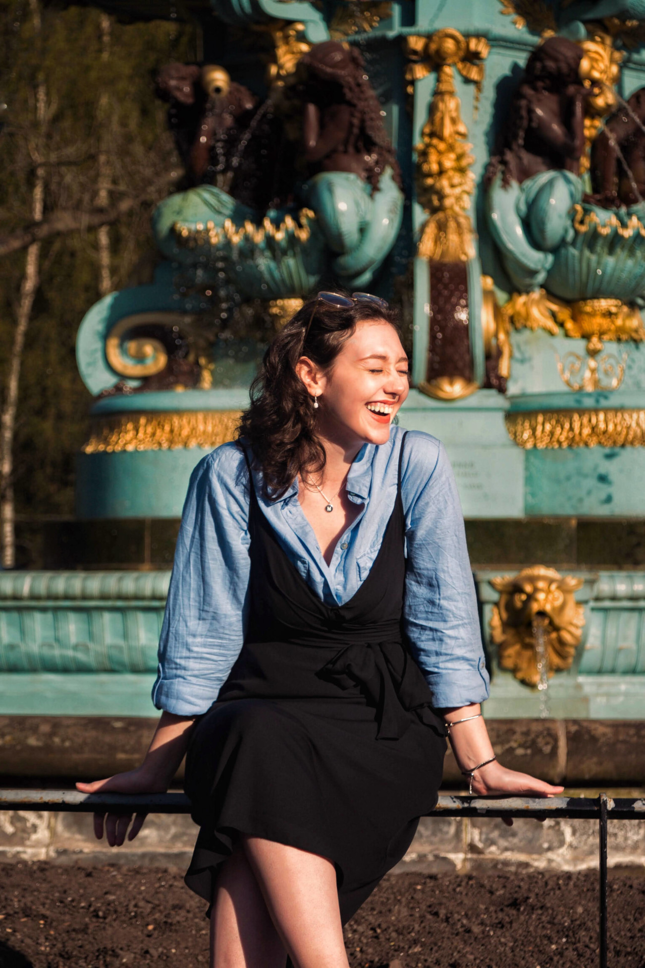 Edinburgh Ross Fountain Femaile Portrait