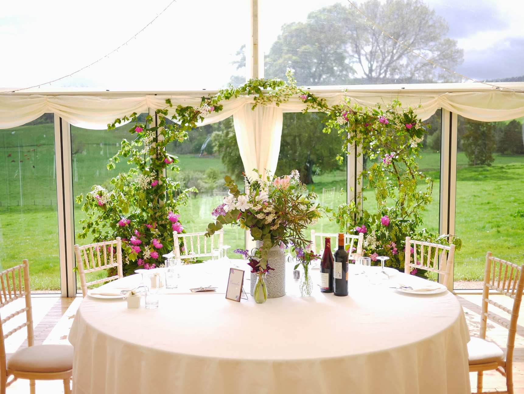 Table at Wedding